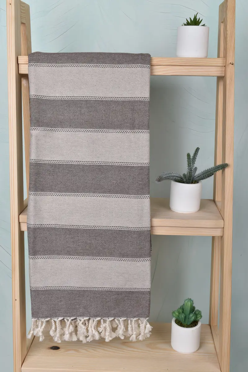 Baby Boy Gift, Quick-dry towel, 68x36 Cotton Striped Towel, Organic Turkish towel, Bachelorette Party Gifts, Beach Bachelorette Party Decorations - 8