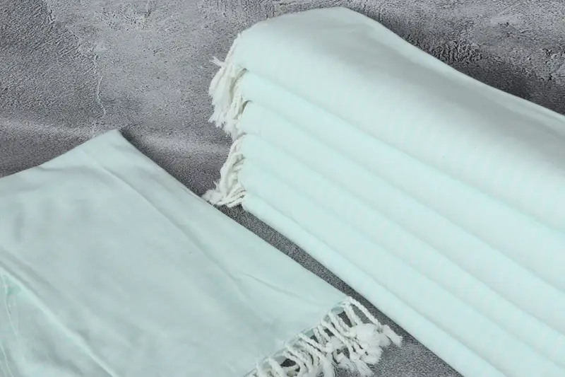 Wedding Day Gift For Bride, Bridesmaid Gift, 70x40 Bamboo Striped Towel, Custom Gift, Eco-Friendly Turkish Towel, Wedding Towel, Bridesmaid Gifts - 2