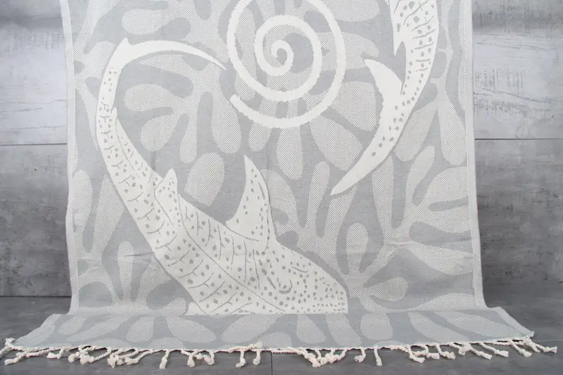 Wholesale Organic Dark Gray Towel, 40x71 Inches