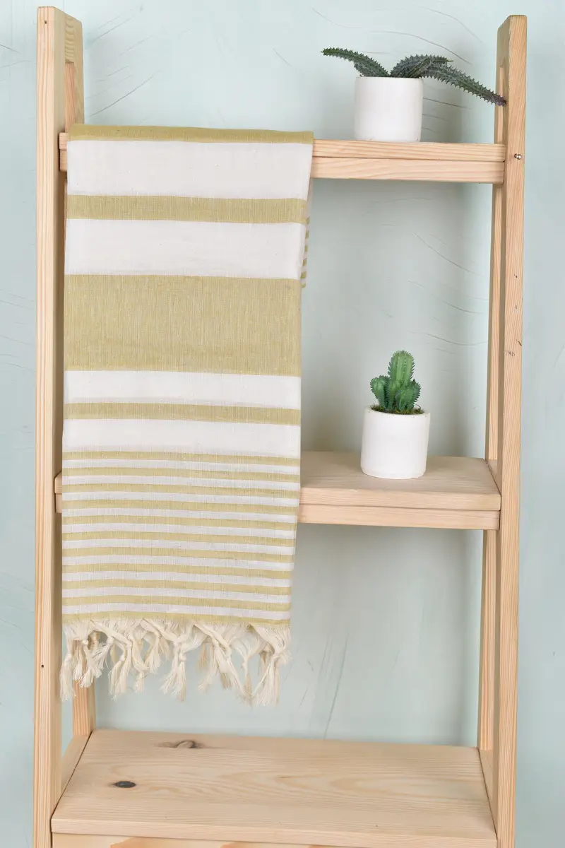 Home Decor Gifts, Hammam towel, 70x40 Cotton Striped Towel, Hammam Towel USA, Yoga Towel, Wedding Gift For Bride, Bachelor Bachelorette Party Favors - 8
