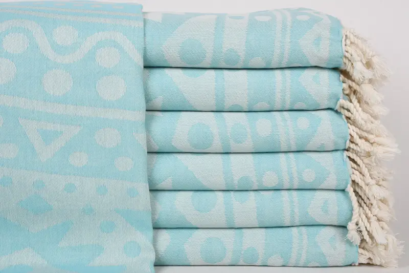 70x40 Cotton Round Pattern Towel, Personalized Gifts, Turkish bath towel for spa, Bridesmaid Gift Towel, Bridal Shower Favors, Gift For Boyfriend - 1