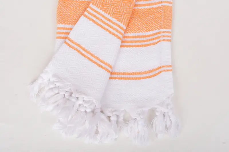 Quick-Dry Beach Towel, Embroidered Towel, Wedding Anniversary Gift, 70x40 Cotton Set of 10 Towel, Summer Towel, Bridal Party Gifts, Luxury towel - 8