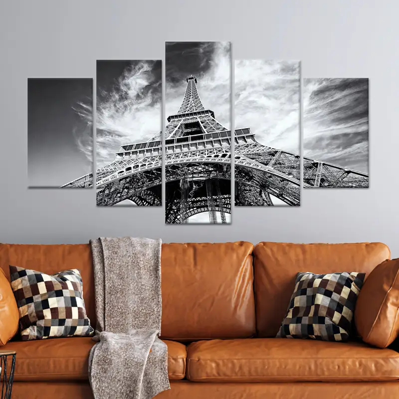 Zarif Eyfel Kanvası: Paris Manzarası Baskılı Sanat
