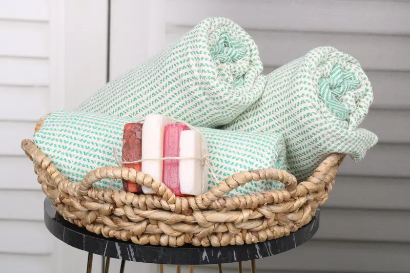Custom Bath Towel, Personalize Gift, Scarf Towel, Bachelorette Favors Beach, Fouta towel, Summer Gift, 70x40 Cotton Chevron Towel, Personalized Gift - 4