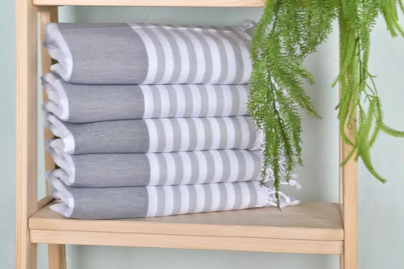 Wedding Gift Ideas, Quick-dry peshtemal, Quick-dry towel, 70x40 Cotton Striped Towel, Pool Towels, Housewarming Gift, Turkish Towel Personalized - 1