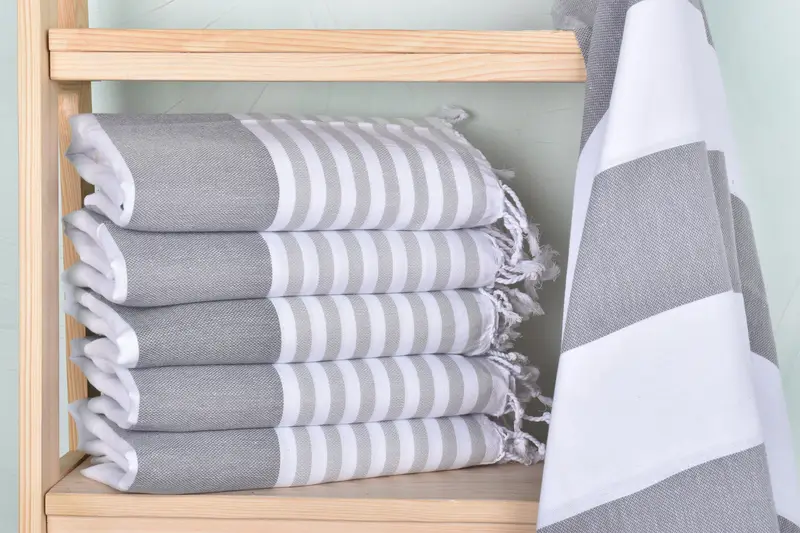 Wedding Gift Ideas, Quick-dry peshtemal, Quick-dry towel, 70x40 Cotton Striped Towel, Pool Towels, Housewarming Gift, Turkish Towel Personalized - 2