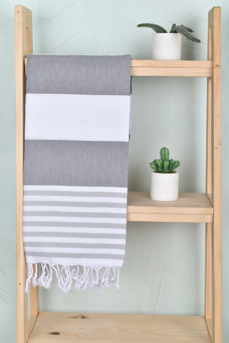 Wedding Gift Ideas, Quick-dry peshtemal, Quick-dry towel, 70x40 Cotton Striped Towel, Pool Towels, Housewarming Gift, Turkish Towel Personalized - 8