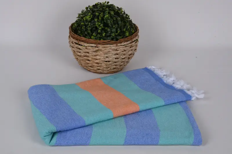 64x36 Cotton Striped Terry Towel, Turkish hand towel, Bridal Shower Favors, Memorial Gift, Bachelorette Party Decorations, Housewarming Gift - 4