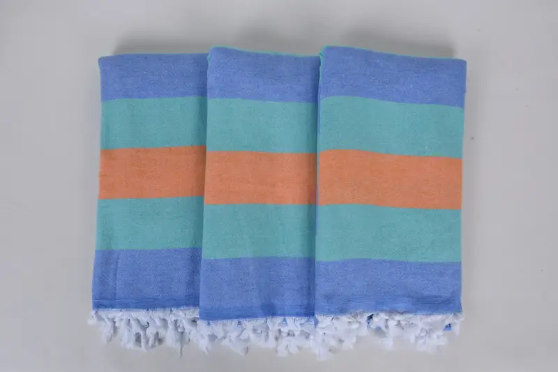 64x36 Cotton Striped Terry Towel, Turkish hand towel, Bridal Shower Favors, Memorial Gift, Bachelorette Party Decorations, Housewarming Gift - 7