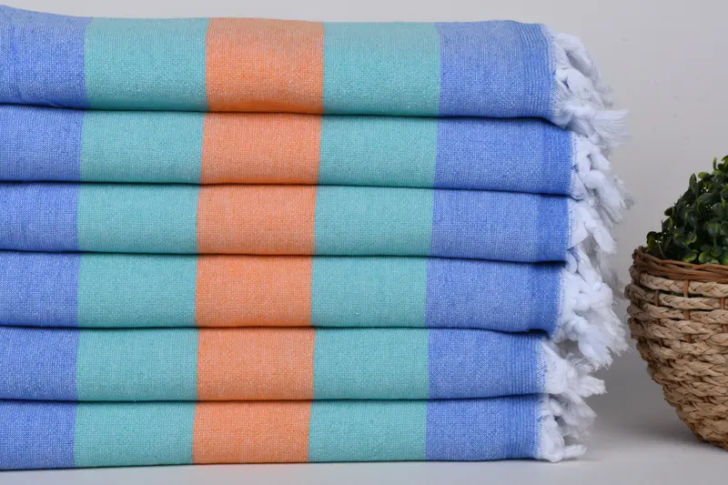 64x36 Cotton Striped Terry Towel, Turkish hand towel, Bridal Shower Favors, Memorial Gift, Bachelorette Party Decorations, Housewarming Gift - 2