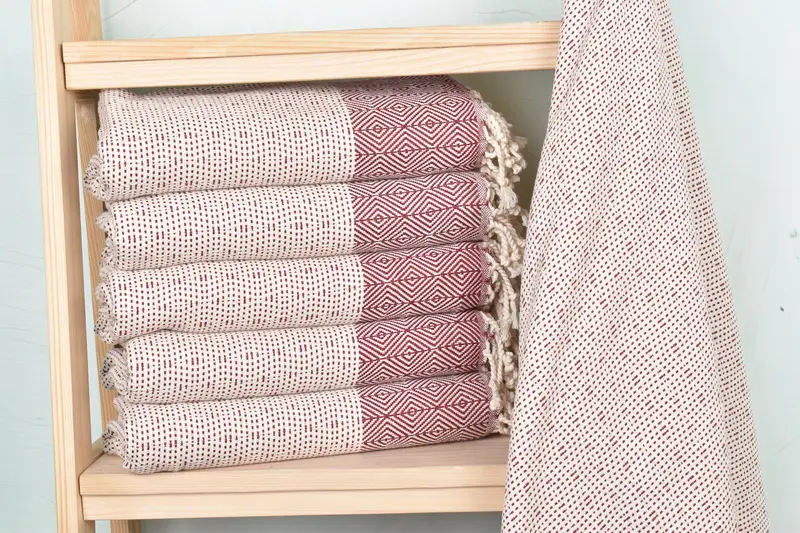 Turkish towel, Spa Gift, Extra large Turkish bath towel, Kids Beach Towel, Organic towel, 70x40 Cotton Diamond Towel, Soft towel, Decorative Towel - 2
