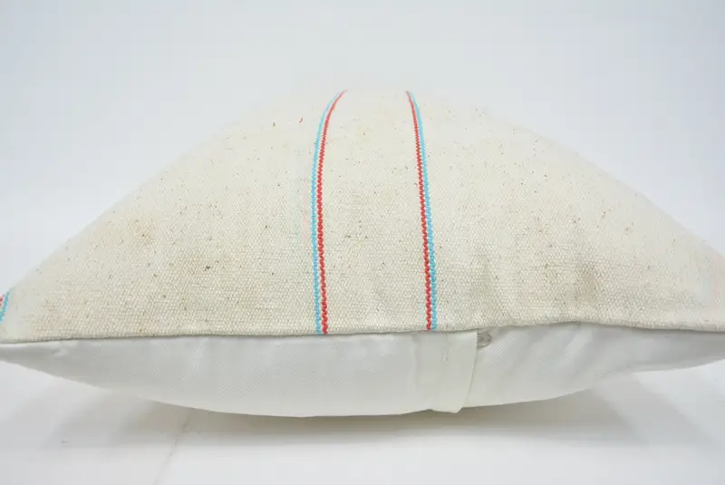 Geometric Embroidered Throw Pillow, 20x28 Inches Size Pillow - 5