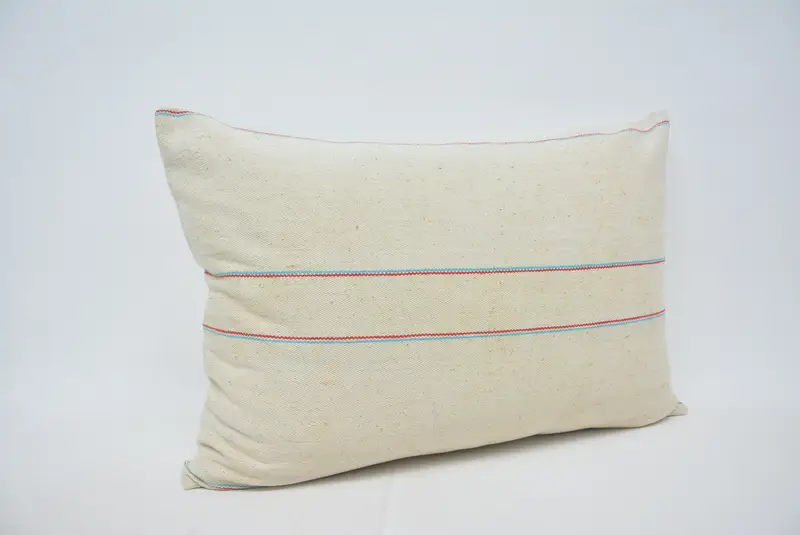 Geometric Embroidered Throw Pillow, 20x28 Inches Size Pillow - 3