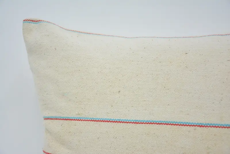 Geometric Embroidered Throw Pillow, 20x28 Inches Size Pillow - 2