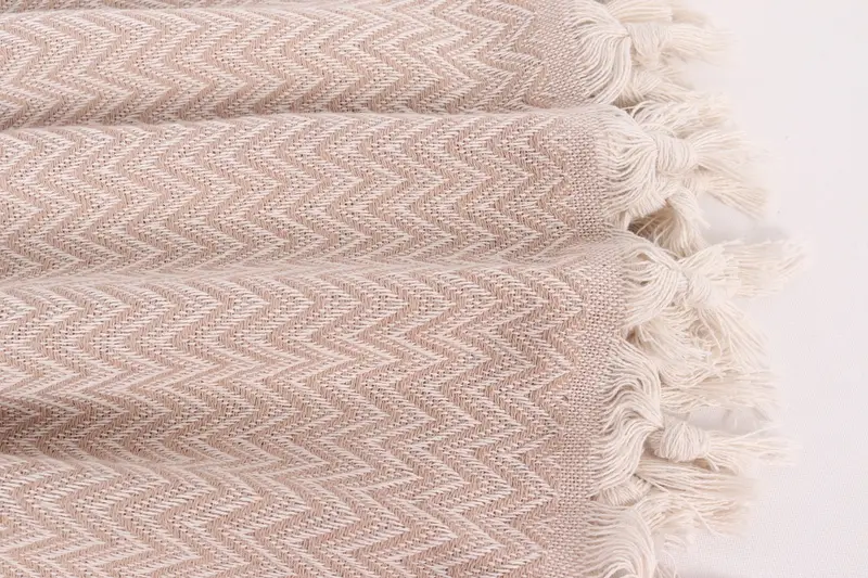 Bachelorette Party Favors, Custom Wedding Gifts, Wedding Anniversary Gift, 76x64 Cotton Zig zag Towel, Bedspread, Engagement Gift, Turkish Bedspread - 8