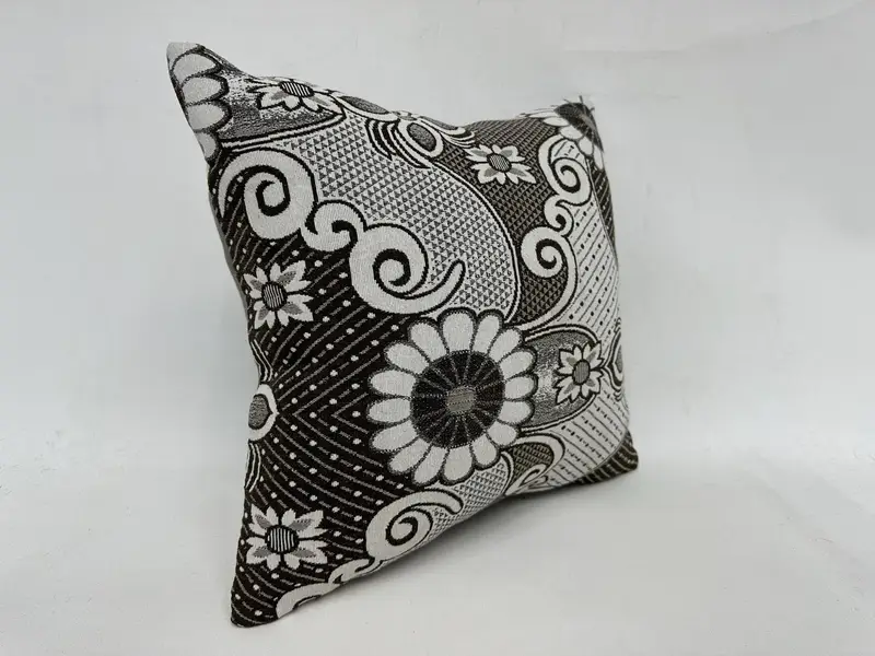 Turkish Pillow, Pillow Sham, 18x18 White Cushion, Home Decor Pillow, Vintage Throw Cushion, Handwoven Cushion, Throw Kilim Pillow - 3