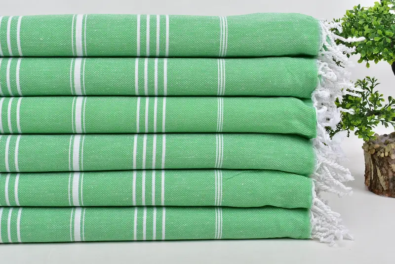 Gift For Coworker, Bridesmaid Gift Towel, Sand-free towel, Home Decor Gifts, 70x40 Cotton Striped Towel, Custom Beach Towels, Decorative Towel - 3