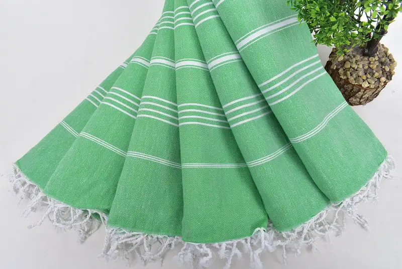 Gift For Coworker, Bridesmaid Gift Towel, Sand-free towel, Home Decor Gifts, 70x40 Cotton Striped Towel, Custom Beach Towels, Decorative Towel - 4