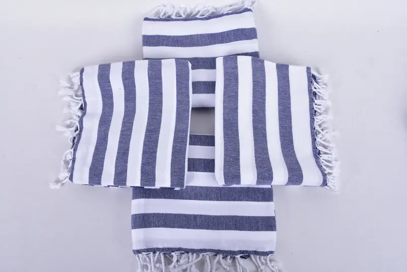 Lightweight towel, 68x36 Cotton Striped Towel, Spa Towel, Sand-free towel, Wedding For Favor, Girls Weekend Getaways Gifts, Monogrammed Beach Towel - 6