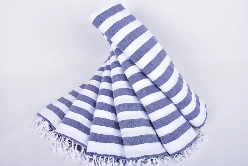 Lightweight towel, 68x36 Cotton Striped Towel, Spa Towel, Sand-free towel, Wedding For Favor, Girls Weekend Getaways Gifts, Monogrammed Beach Towel - 4