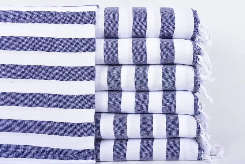 Lightweight towel, 68x36 Cotton Striped Towel, Spa Towel, Sand-free towel, Wedding For Favor, Girls Weekend Getaways Gifts, Monogrammed Beach Towel - 1