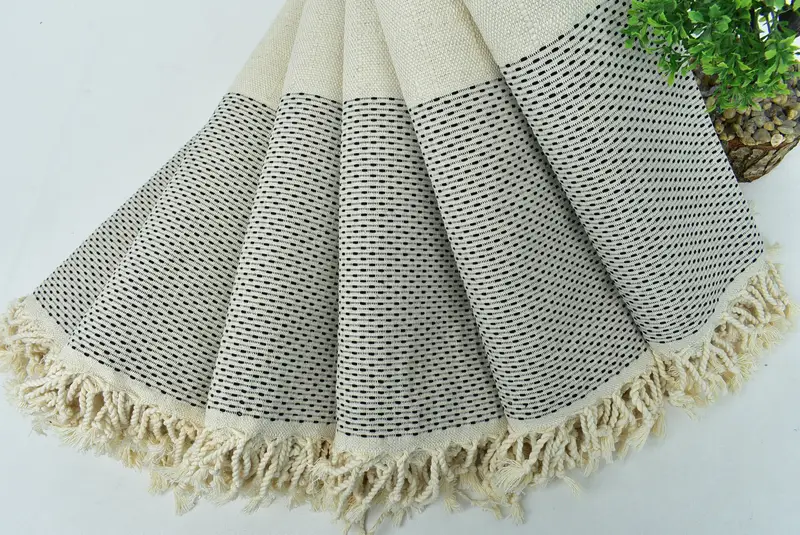 Wedding Gift, 70x40 Cotton Polka Dot Towel, Bachelorette Party Gifts Bridesmaids, Gift For Mom, Wedding Anniversary Gift, Bridal Shower Favors - 4