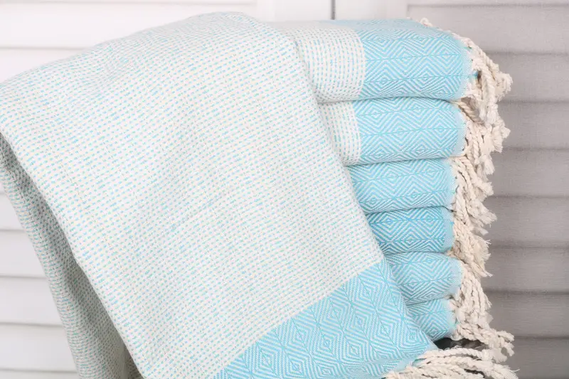 70x40 Cotton Diamond Towel, Personalized Towel, Custom Wedding Gift, Turkish bath towel, Personalized Home Gift Wedding, Spa Gift, Monogram Towels - 1