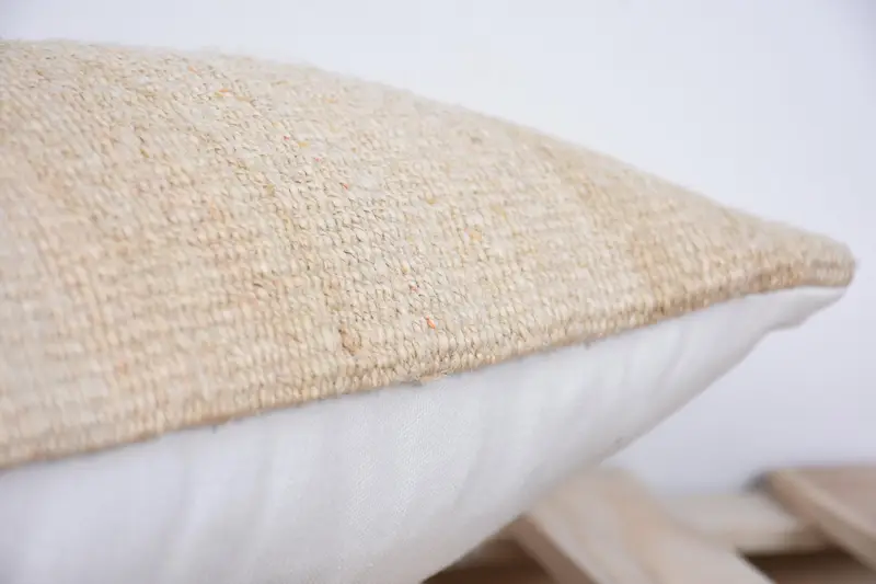 10x20 Beige Pillow Cover, Aztec Cushion, Gift Pillow, Pillow for Couch, Pillow, One Of A Kind Cushion, Ethnical Kilim Rug Pillow - 7