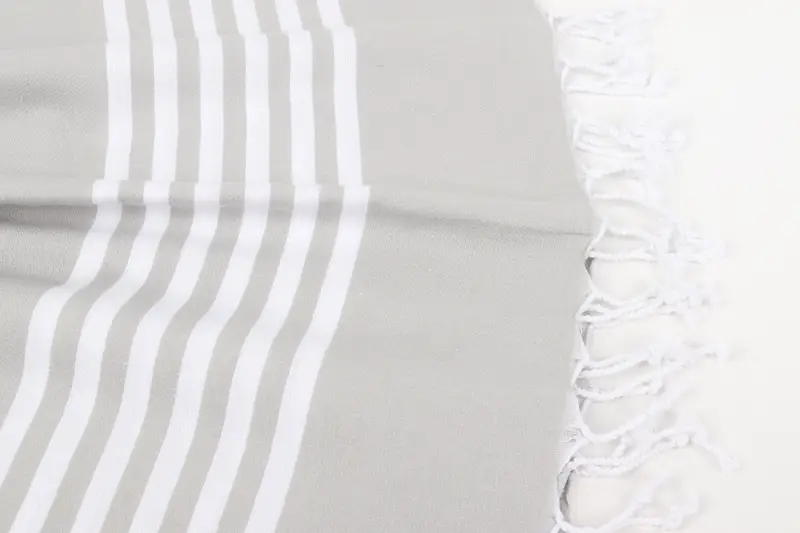 Luxury Turkish beach towel with fringe, 70x40 Cotton Striped Towel, Embroidery Towel, Custom Gifts, Turkish towel, Absorbent towel, Beach Towel Bulk - 8