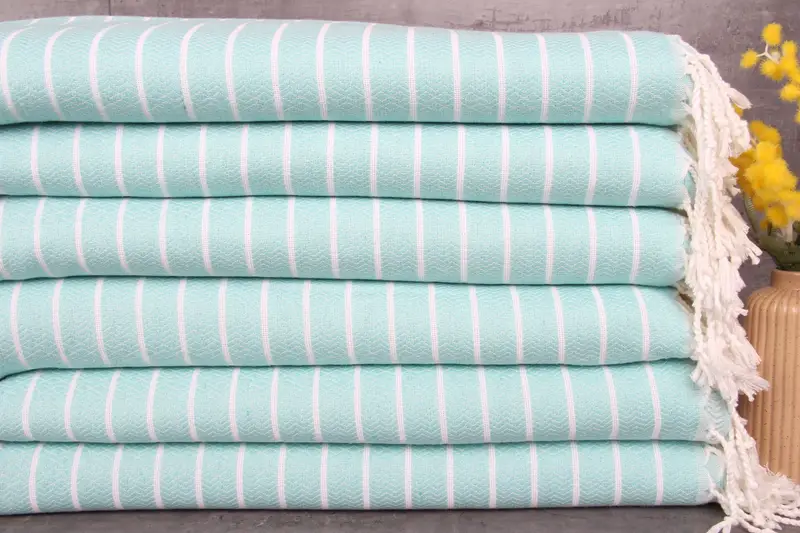 Custom Wedding Gift, Spa Towel, Mother Of The Groom Gift, 70x40 Cotton Striped Towel, Bachelorette Party Gifts Bridesmaids, Monogrammed Beach Towel - 1