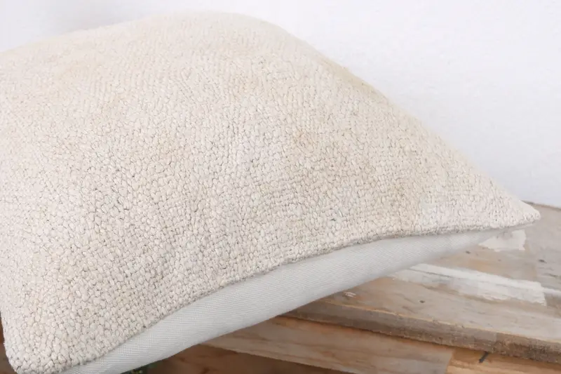 Yoga Cushion Case, Ethnical Kilim Rug Pillow, 16x16 White Pillow Case, Pet Pillow Sham, Pillow Sham, Boho Pillow Sham Cover, Pillow for Couch - 6