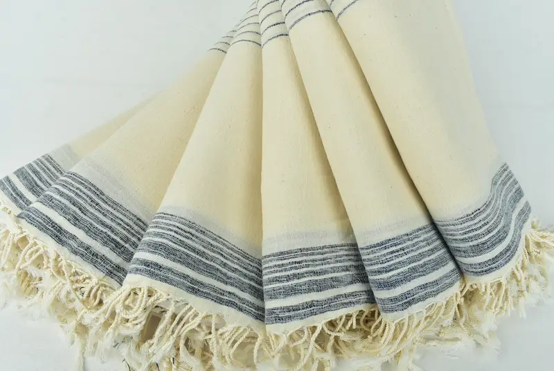 Bachelorette Party Decorations, Mother Of The Groom Gift, Thin towel, Beach Wedding Favor, 68x36 Cotton Striped Towel, Custom Gift, Summer Towel - 8