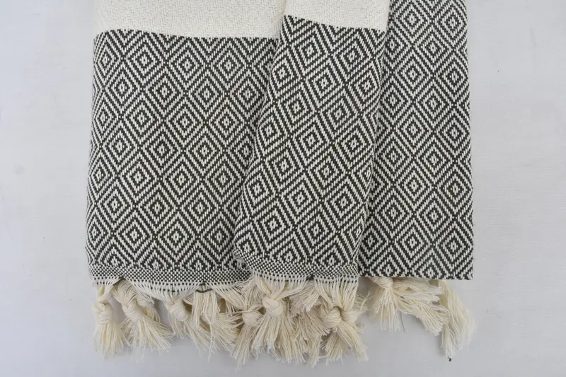 Christmas Gift, Soft towel, Kids Beach Towel, 70x40 Cotton Diamond Towel, Personalized Gift, Personalized Gifts, Quick-dry travel peshtemal towel - 4