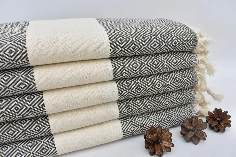 Christmas Gift, Soft towel, Kids Beach Towel, 70x40 Cotton Diamond Towel, Personalized Gift, Personalized Gifts, Quick-dry travel peshtemal towel - 3