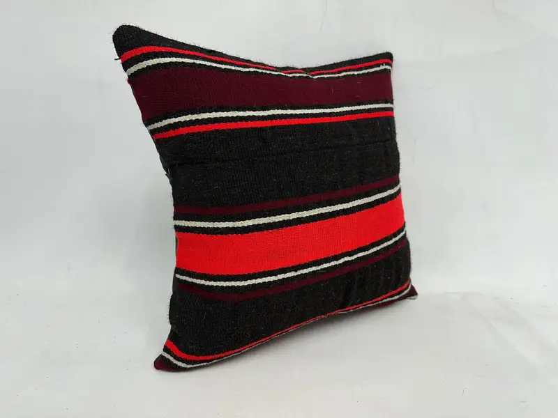 Outdoor Throw Pillow Case, Cotton Pillow, 20x20 Brown Pillow Sham, Bench Pillow Case, Vintage Pillow, Cushion Cover, Antique Pillows, Turkish Pillow - 3