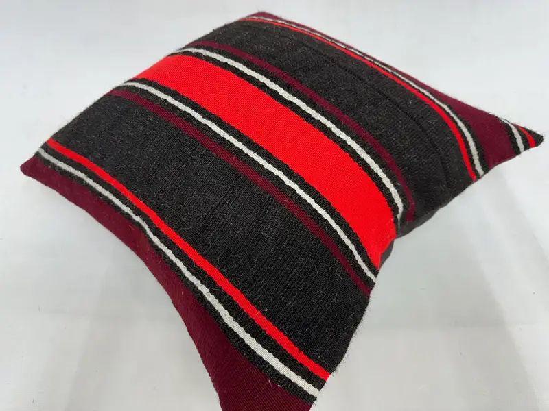 Outdoor Throw Pillow Case, Cotton Pillow, 20x20 Brown Pillow Sham, Bench Pillow Case, Vintage Pillow, Cushion Cover, Antique Pillows, Turkish Pillow - 6