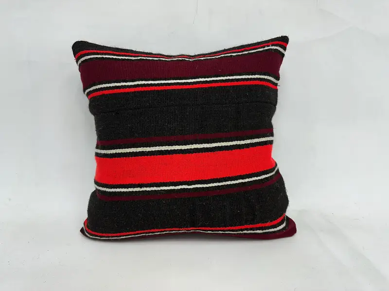 Outdoor Throw Pillow Case, Cotton Pillow, 20x20 Brown Pillow Sham, Bench Pillow Case, Vintage Pillow, Cushion Cover, Antique Pillows, Turkish Pillow - 1