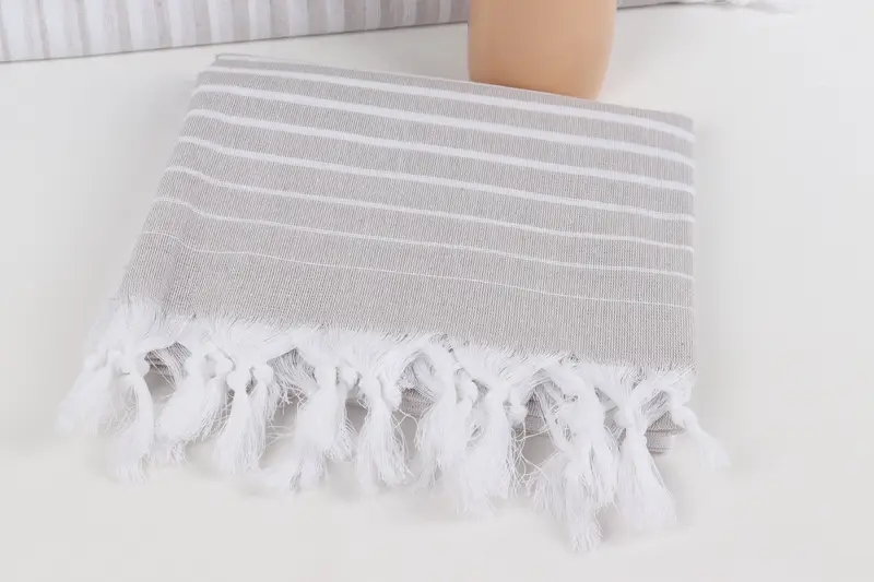 Valentines Day Gift Idea, 70x40 Cotton Striped Towel, Bachelorette Party Favors, Wedding Gift, Bachelorette Party Decorations, Pool Towels - 5
