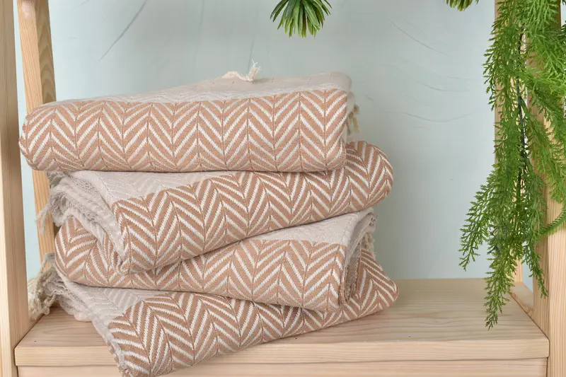 Best Beach Towel, Turkish bath towel for spa, Embroidery Towel, 70x40 Cotton Chevron Towel, Unique Gift, Bridesmaid Gift, Monogram Turkish Towel - 7