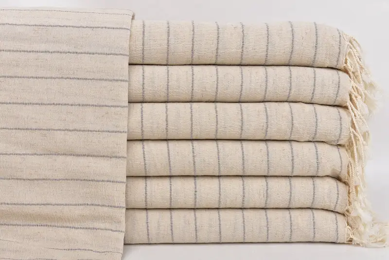 Bachelorette Gifts, Personalized Towel, 70x38 Cotton Striped Towel, Baby Boy Gift, Lightweight towel, Hammam Towel USA, Handwoven Turkish Towel - 1