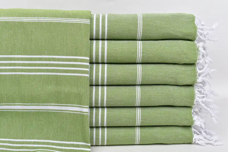 Monogram Turkish Towel, 70x40 Cotton Striped Towel, Personalized Wedding Gift For Couple, Summer Gift, Bachelorette Gifts, Luxury Turkish Bath Towel - 1