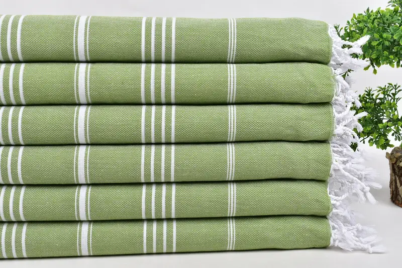 Monogram Turkish Towel, 70x40 Cotton Striped Towel, Personalized Wedding Gift For Couple, Summer Gift, Bachelorette Gifts, Luxury Turkish Bath Towel - 3