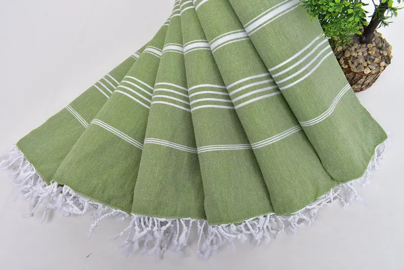 Monogram Turkish Towel, 70x40 Cotton Striped Towel, Personalized Wedding Gift For Couple, Summer Gift, Bachelorette Gifts, Luxury Turkish Bath Towel - 4