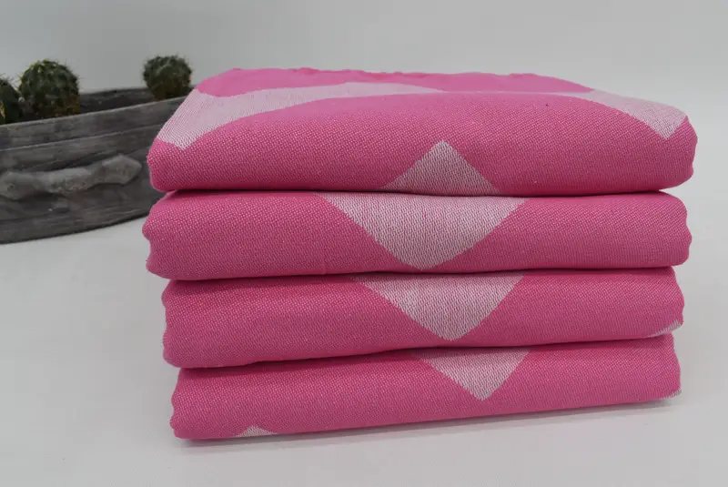 Turkish Towel Beach, Wedding Day Gift For Bride, Personalized Gift, 70x40 Cotton Zigzag Design Towel, Pool Towels, Personalized Bridesmaid Gift - 7