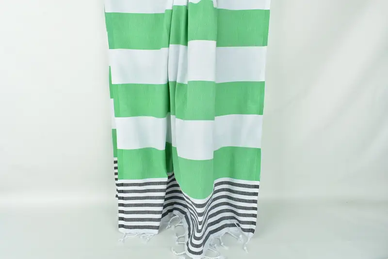 Valentines Day Gift Idea, Decorative Towel, Spa Towel, Sand-free towel, Personalized Wedding Gift, Custom Wedding Gift, 70x40 Cotton Striped Towel - 8