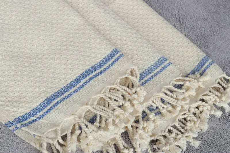 Personalized Gift, Summer Towel, Hand Size Towels, 38x18 Cotton Striped Towel, Monogram Hand Towel, Turkish Towel Hand Towel, Wedding Hand Made Gift - 5