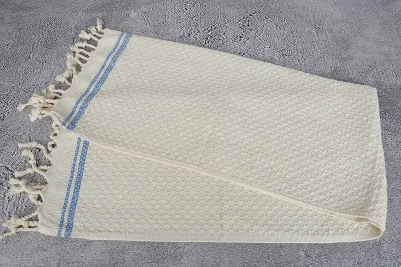 Personalized Gift, Summer Towel, Hand Size Towels, 38x18 Cotton Striped Towel, Monogram Hand Towel, Turkish Towel Hand Towel, Wedding Hand Made Gift - 6