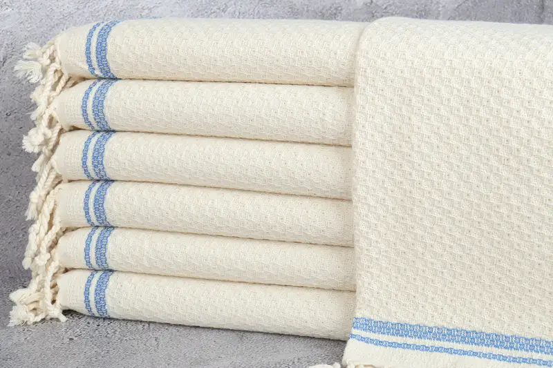 Personalized Gift, Summer Towel, Hand Size Towels, 38x18 Cotton Striped Towel, Monogram Hand Towel, Turkish Towel Hand Towel, Wedding Hand Made Gift - 1