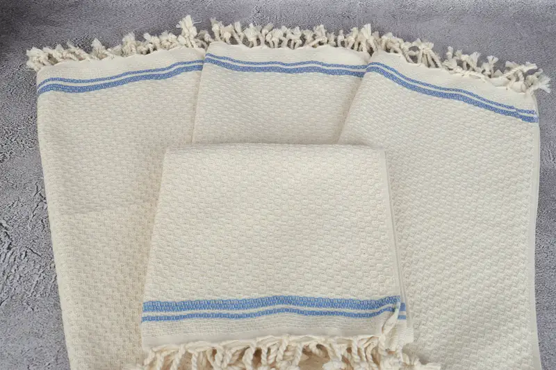 Personalized Gift, Summer Towel, Hand Size Towels, 38x18 Cotton Striped Towel, Monogram Hand Towel, Turkish Towel Hand Towel, Wedding Hand Made Gift - 4