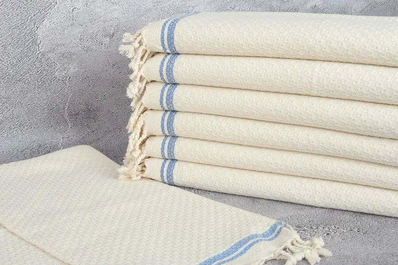 Personalized Gift, Summer Towel, Hand Size Towels, 38x18 Cotton Striped Towel, Monogram Hand Towel, Turkish Towel Hand Towel, Wedding Hand Made Gift - 2
